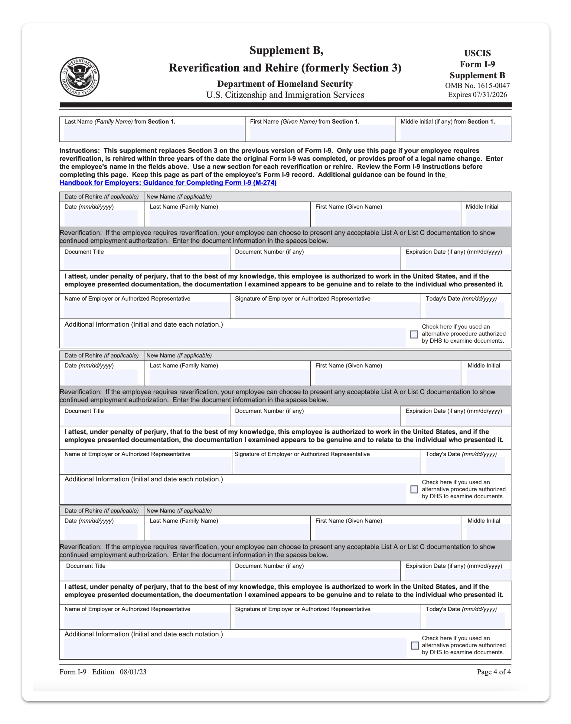 I9 Form 2024 Update I9 Form 2024