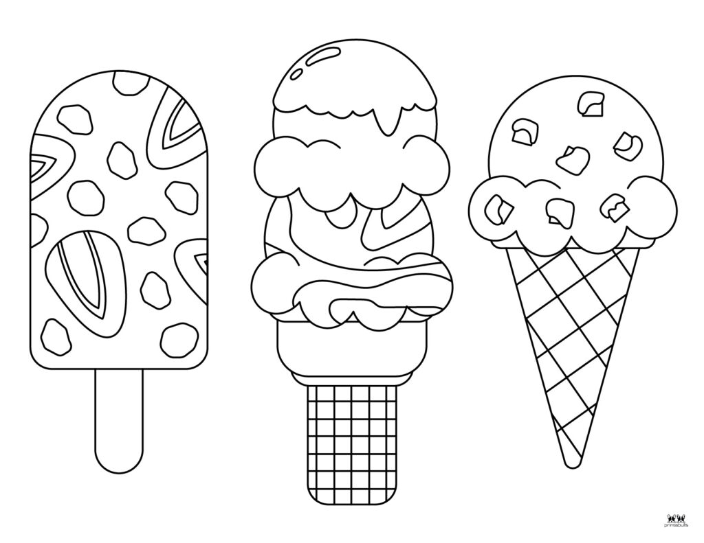 Ice Cream Coloring Pages 26 Printable Pages Printabulls 