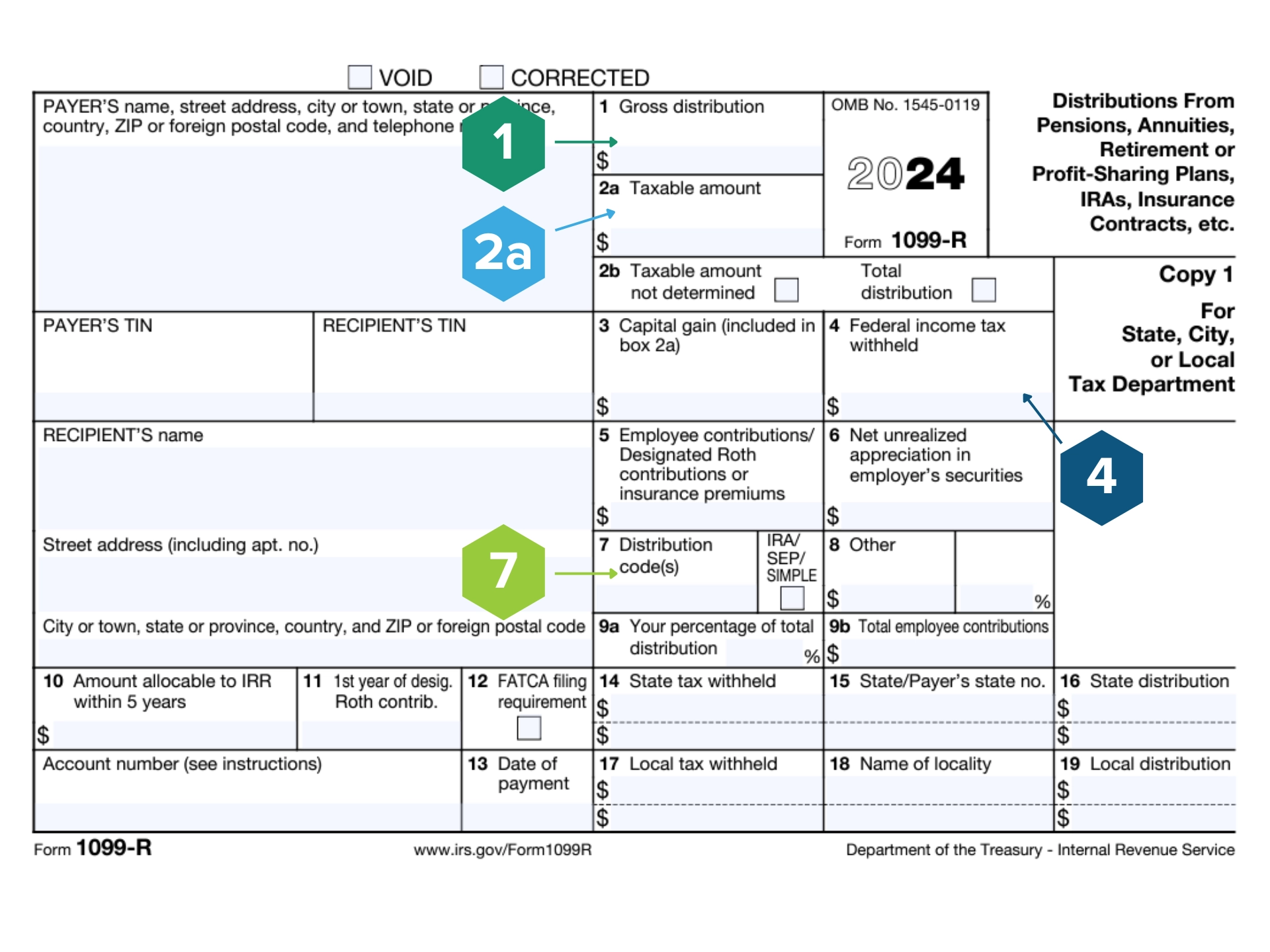Form 1099-R Instructions 2024