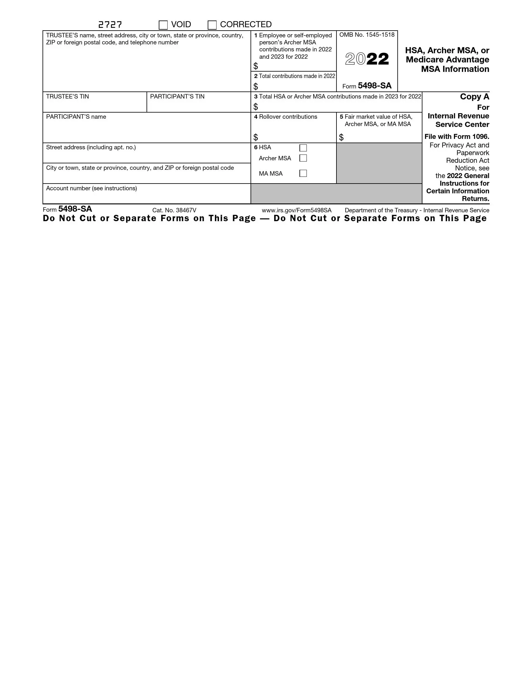 Irs Form 5498 Box 5