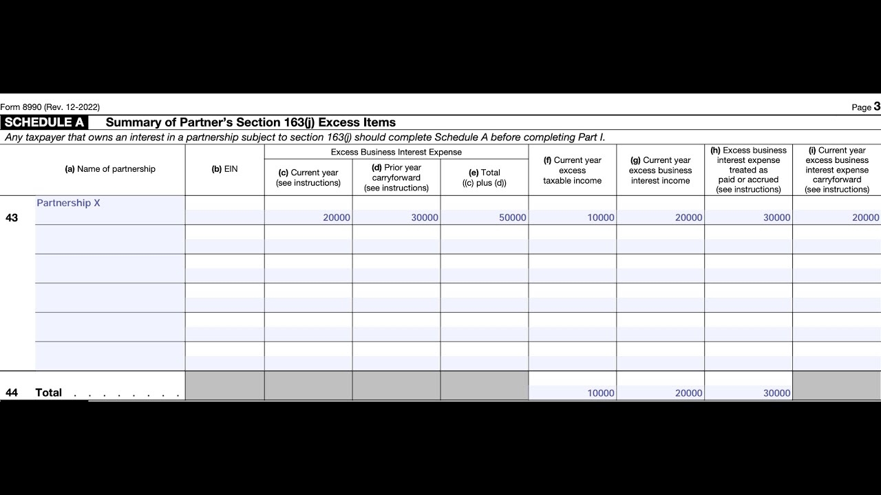 Irs Form 8990 Instructions