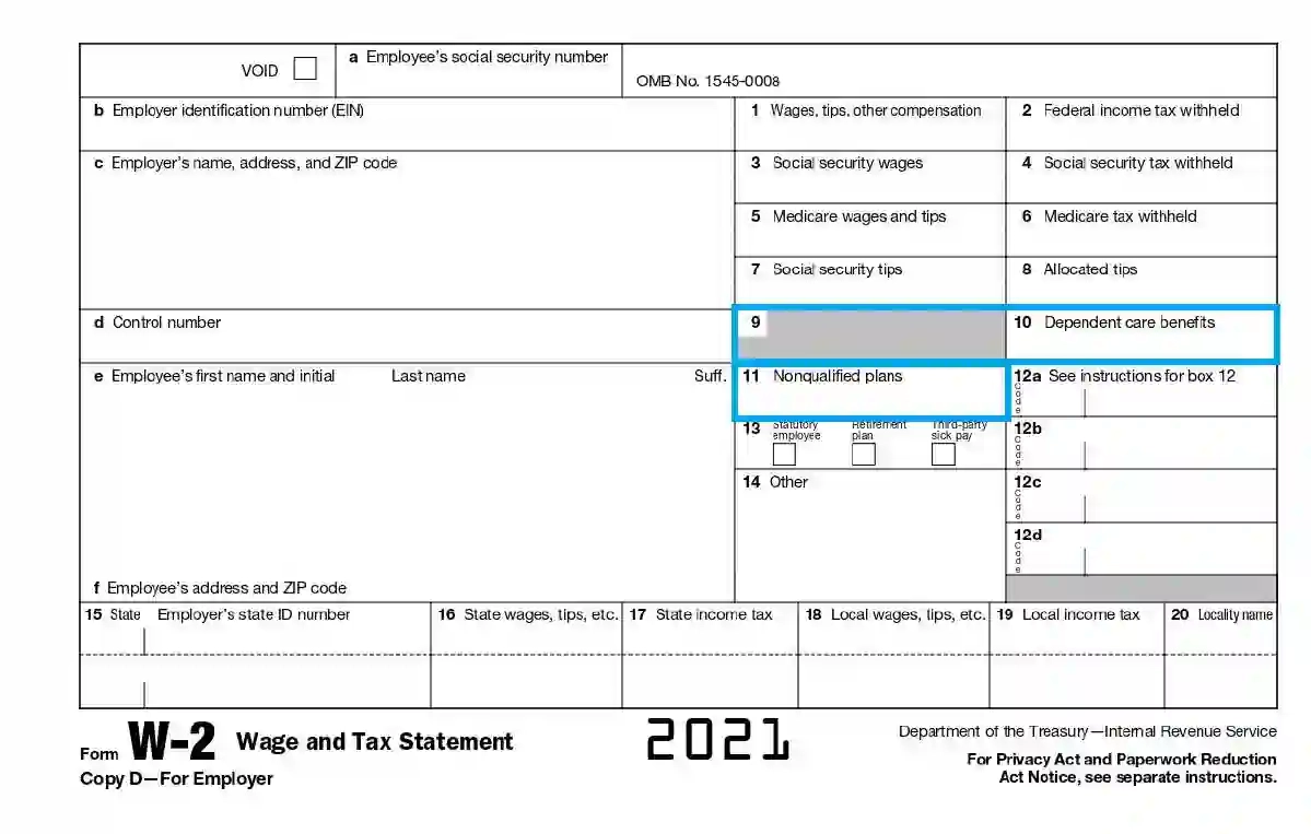 IRS Form W 2 Fill Out Printable PDF Forms Online