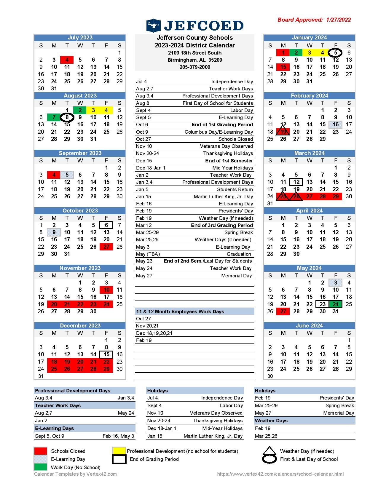 Jcps Calendar 24 25