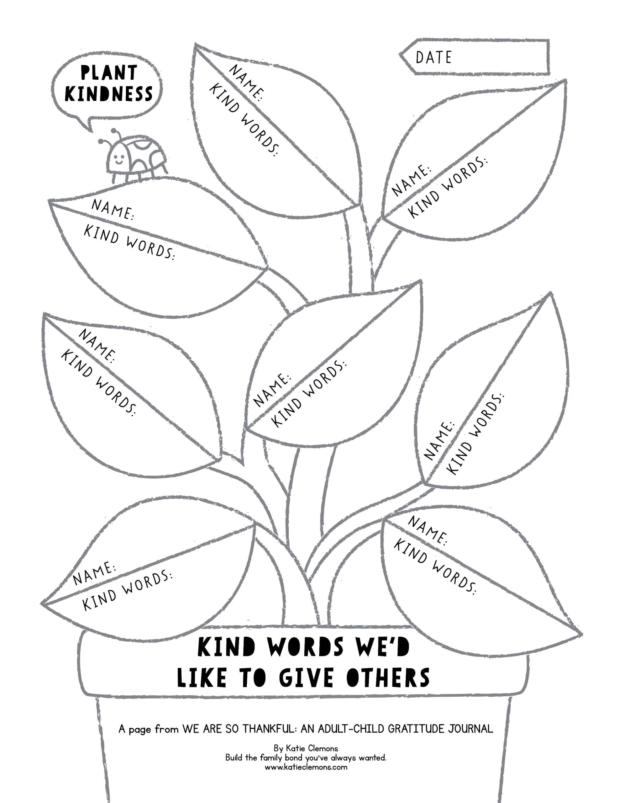 Free Kindness Printables For Kids