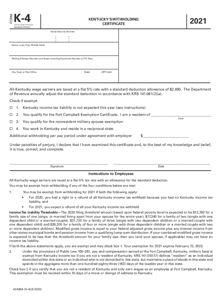 ky k4 form 2023 fill out amp sign online dochub