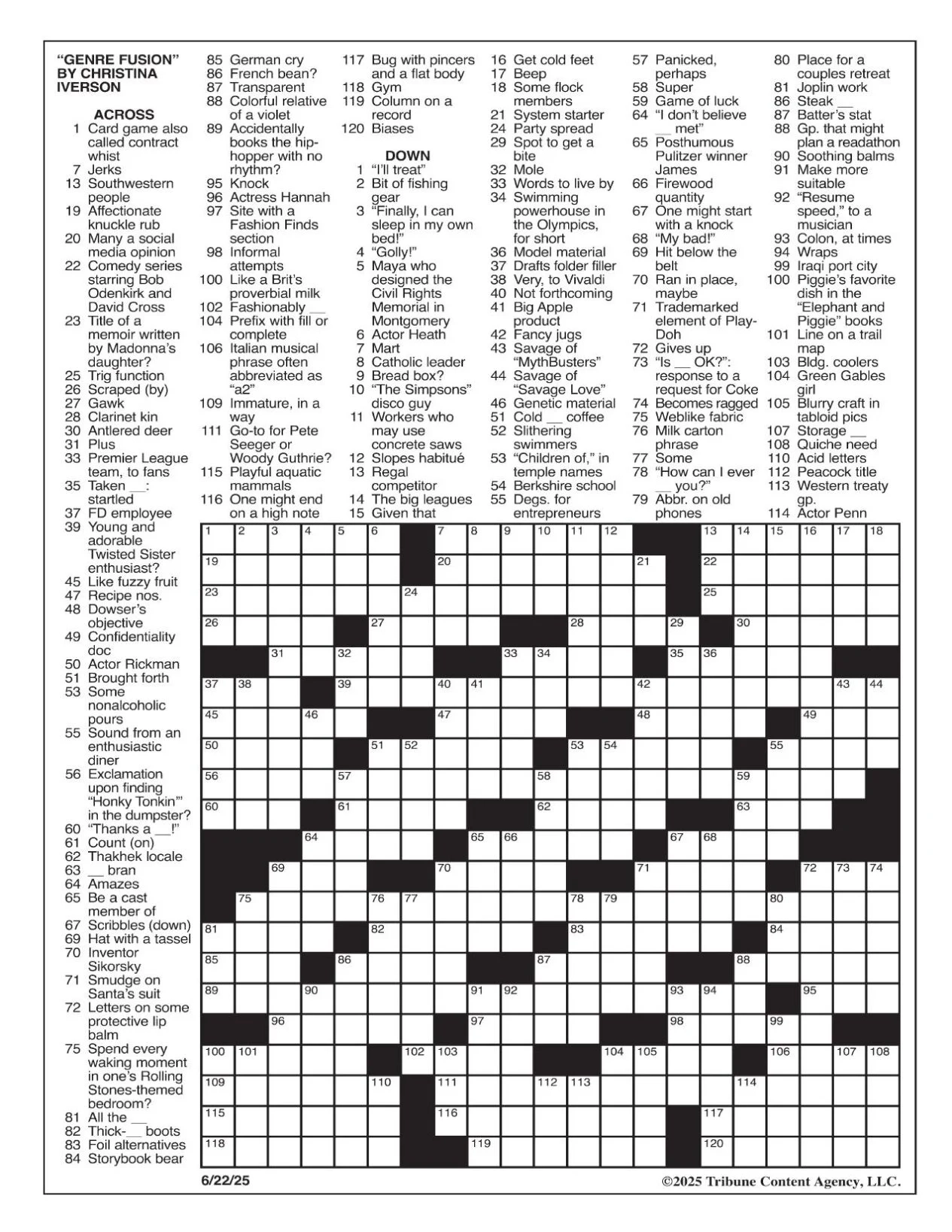 Printable Crossword Puzzles Free La Times