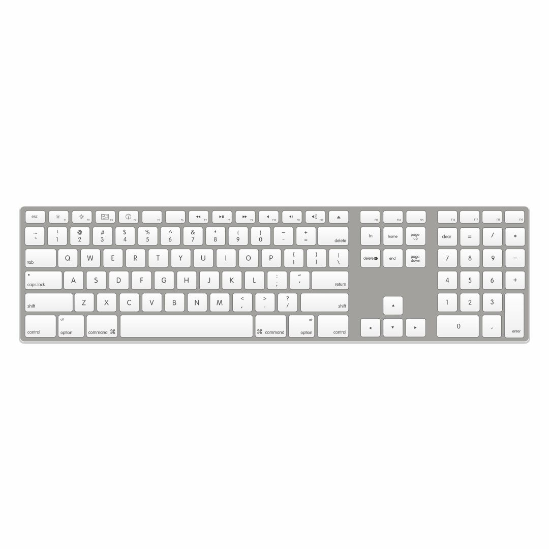 Computer Keyboard Template Printable