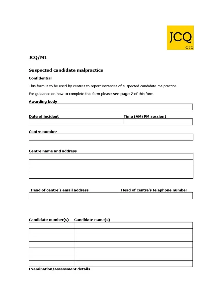 Jcq Form 9 2024