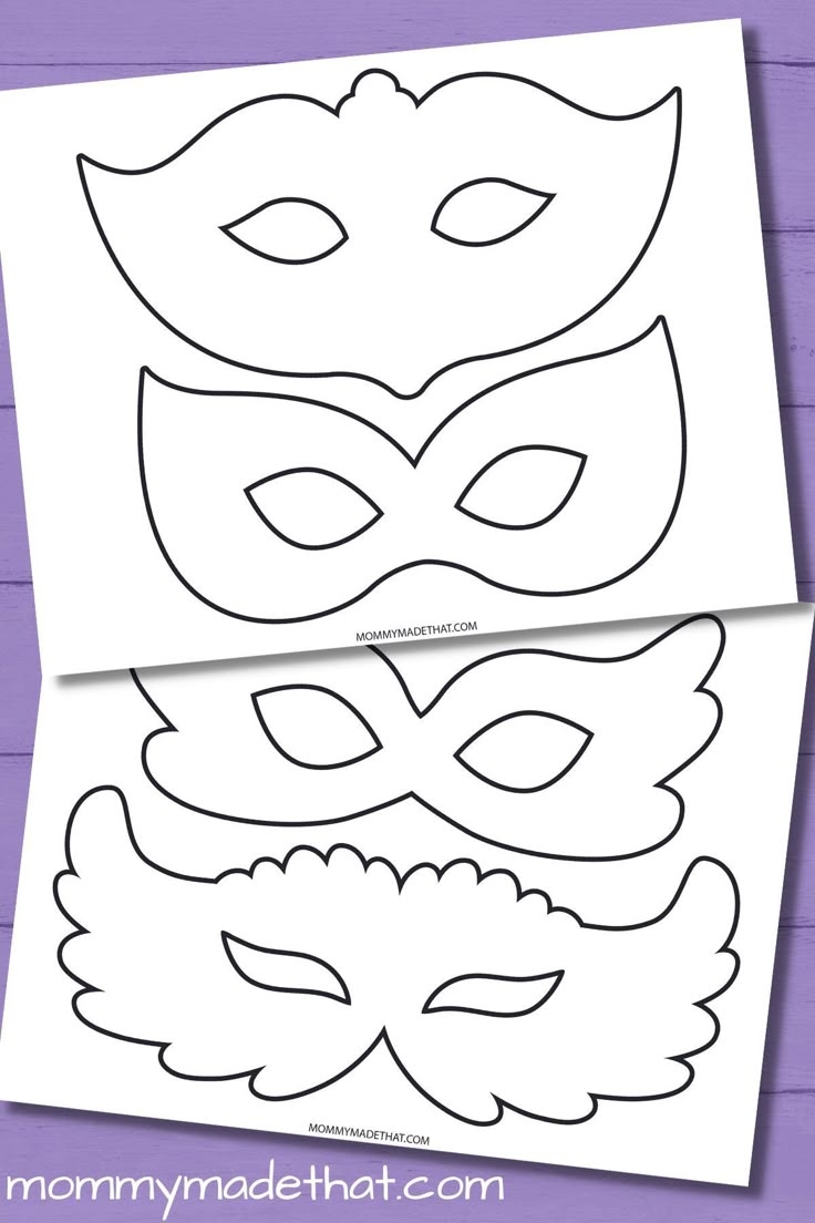 Mask Templates Free Printables