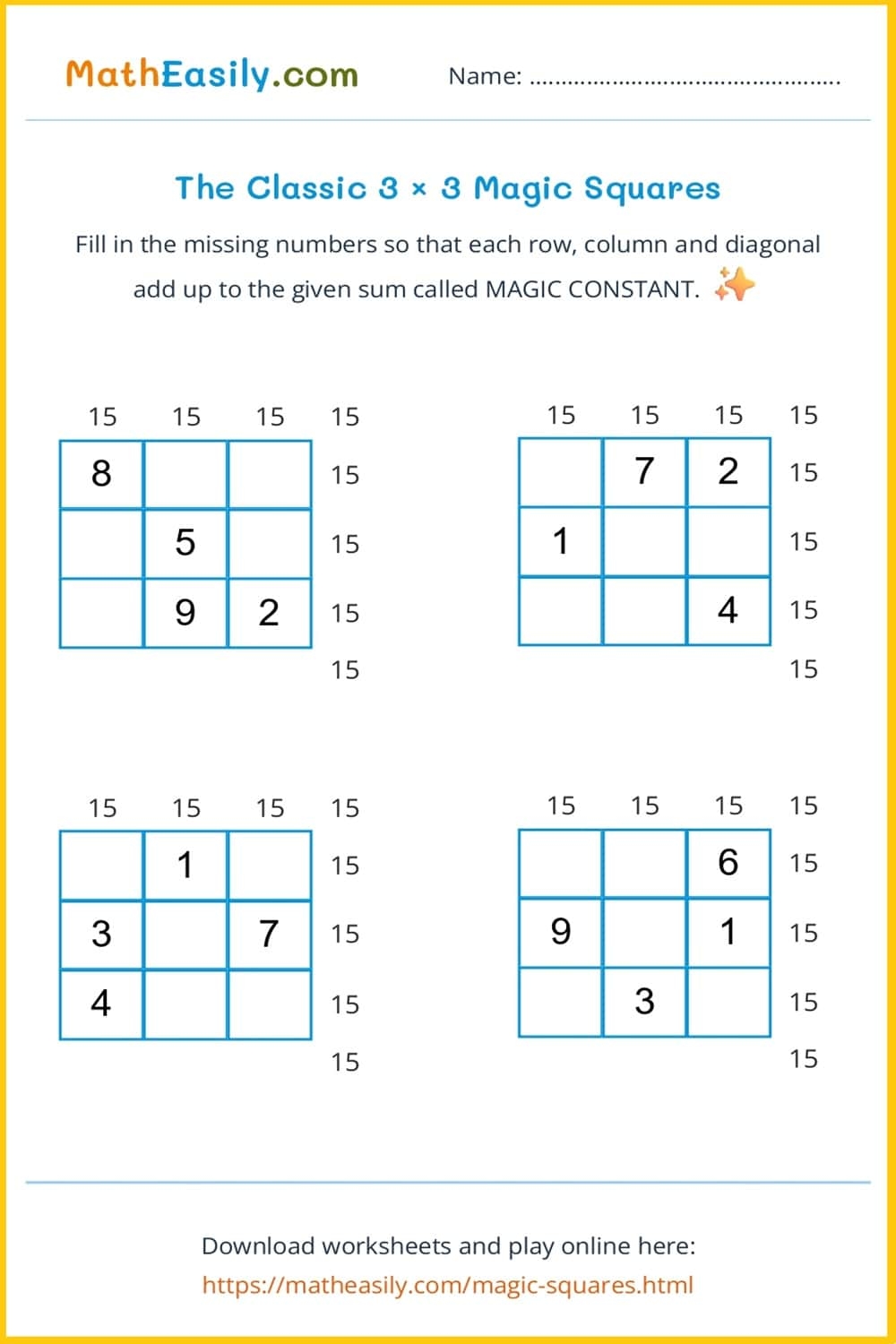 Math Puzzles Printable Adult