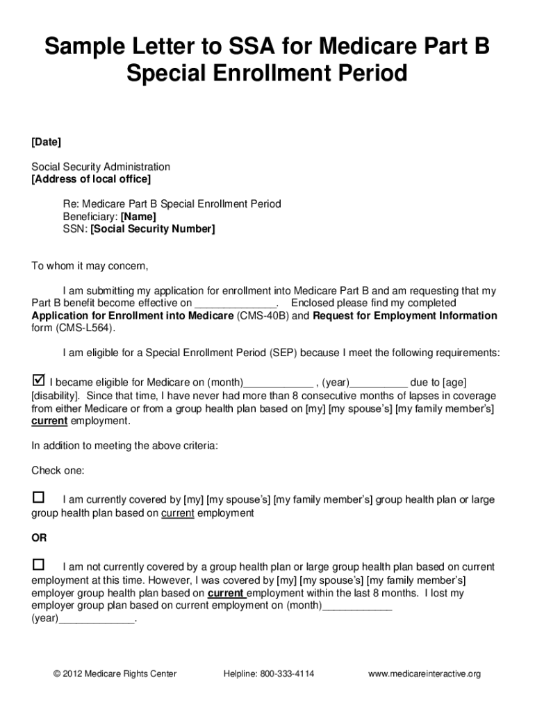 Medicare Part B Application Pdf Fill Out amp Sign Online DocHub