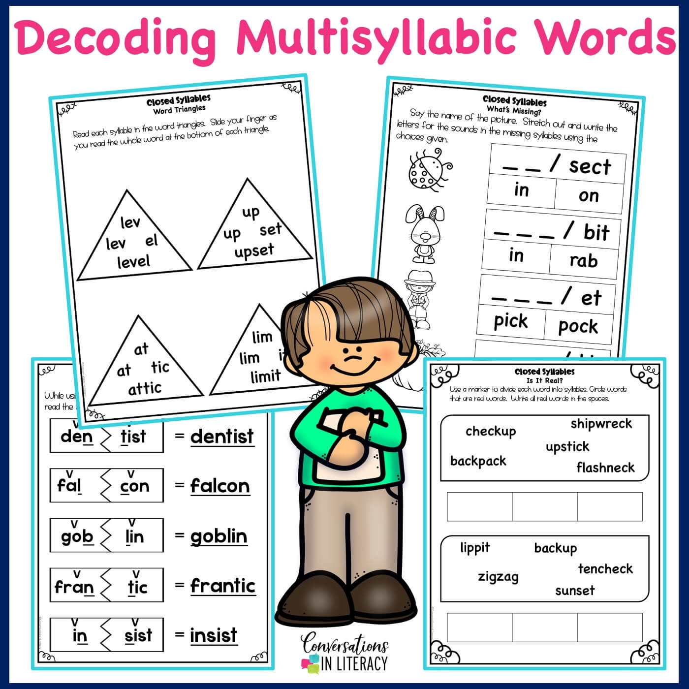 Multisyllabic Worksheets TheWorksheets CoM TheWorksheets 