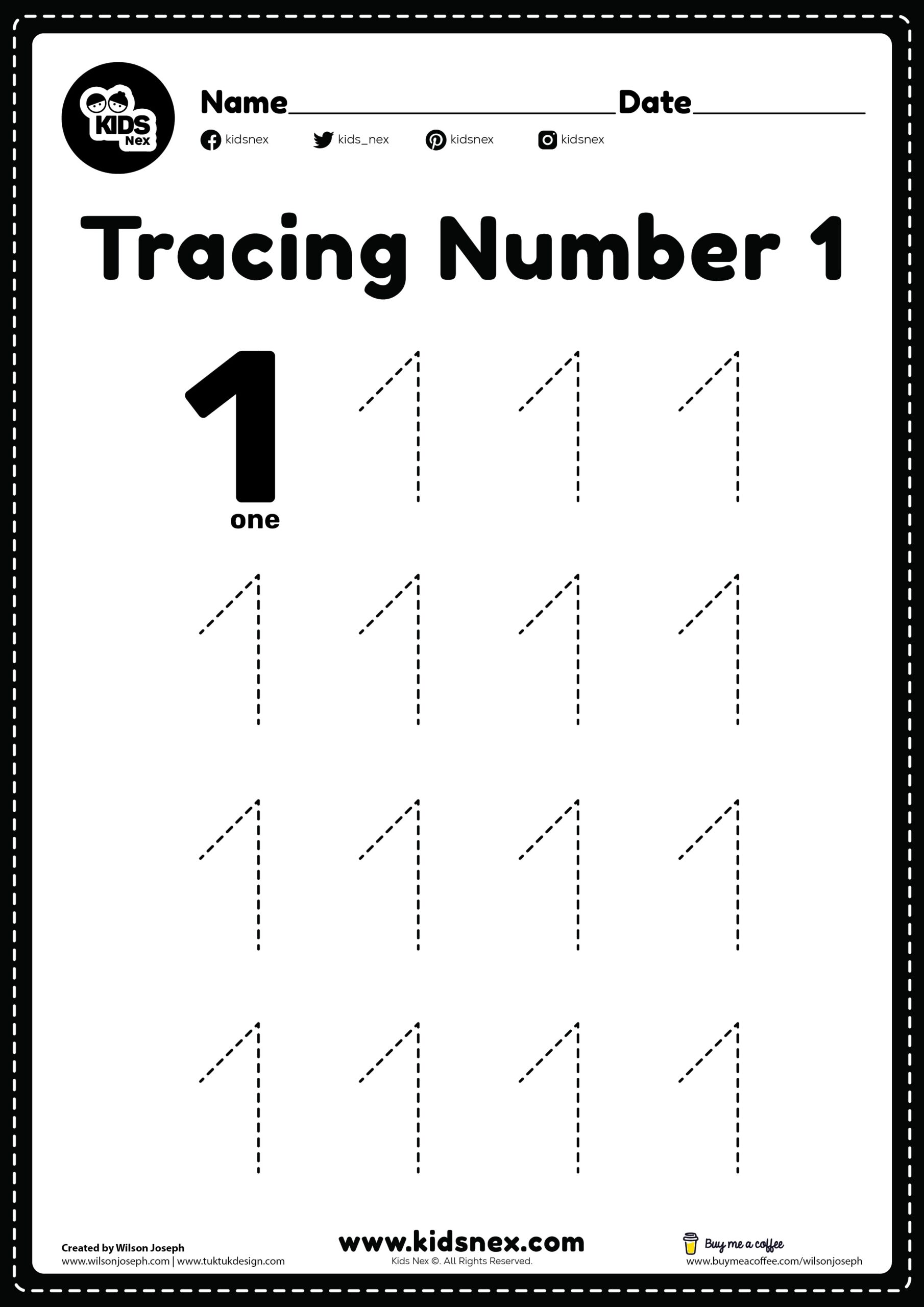 Free Printable Tracing Worksheets Pdf