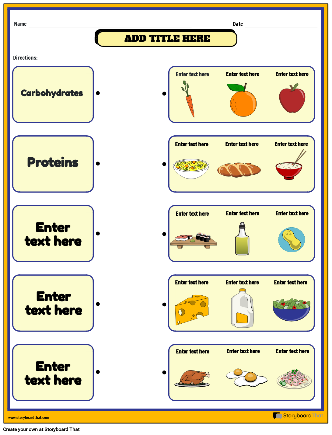 Nutrition Printables For Kids