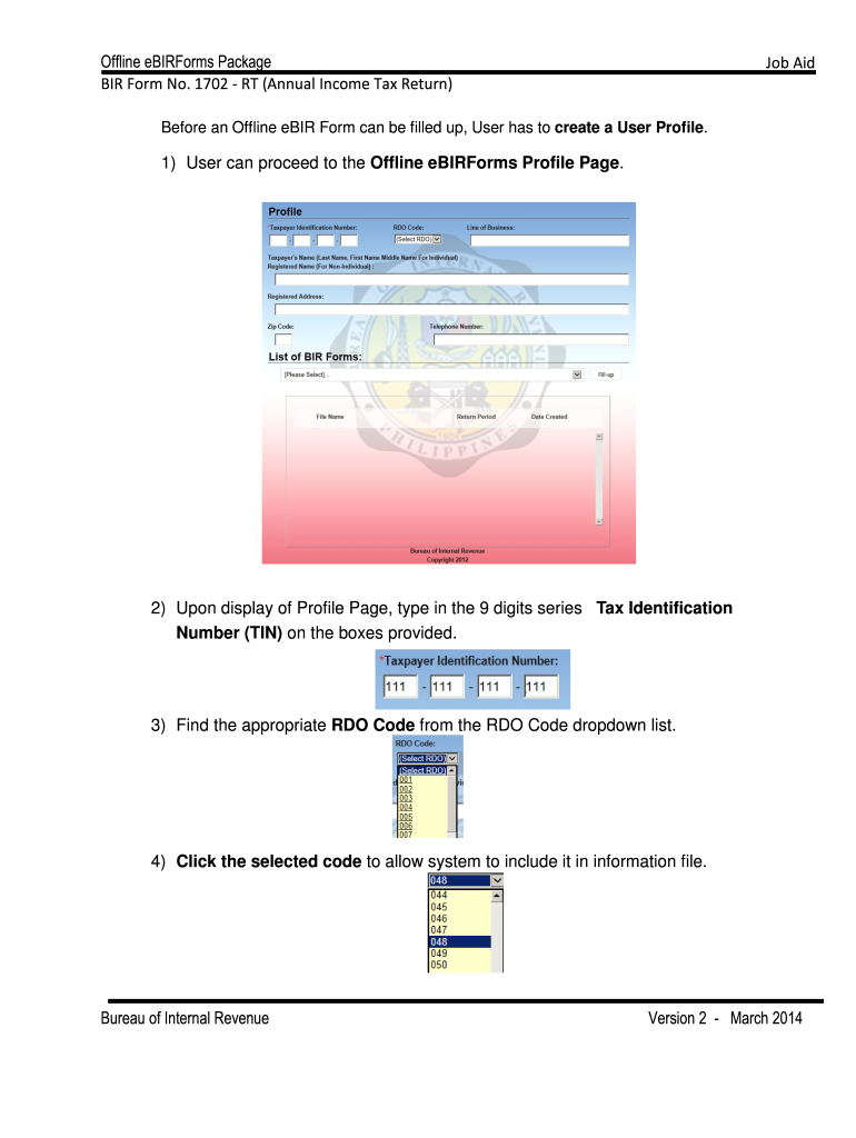 Offline Ebirforms Profile Page Fill Out amp Sign Online DocHub