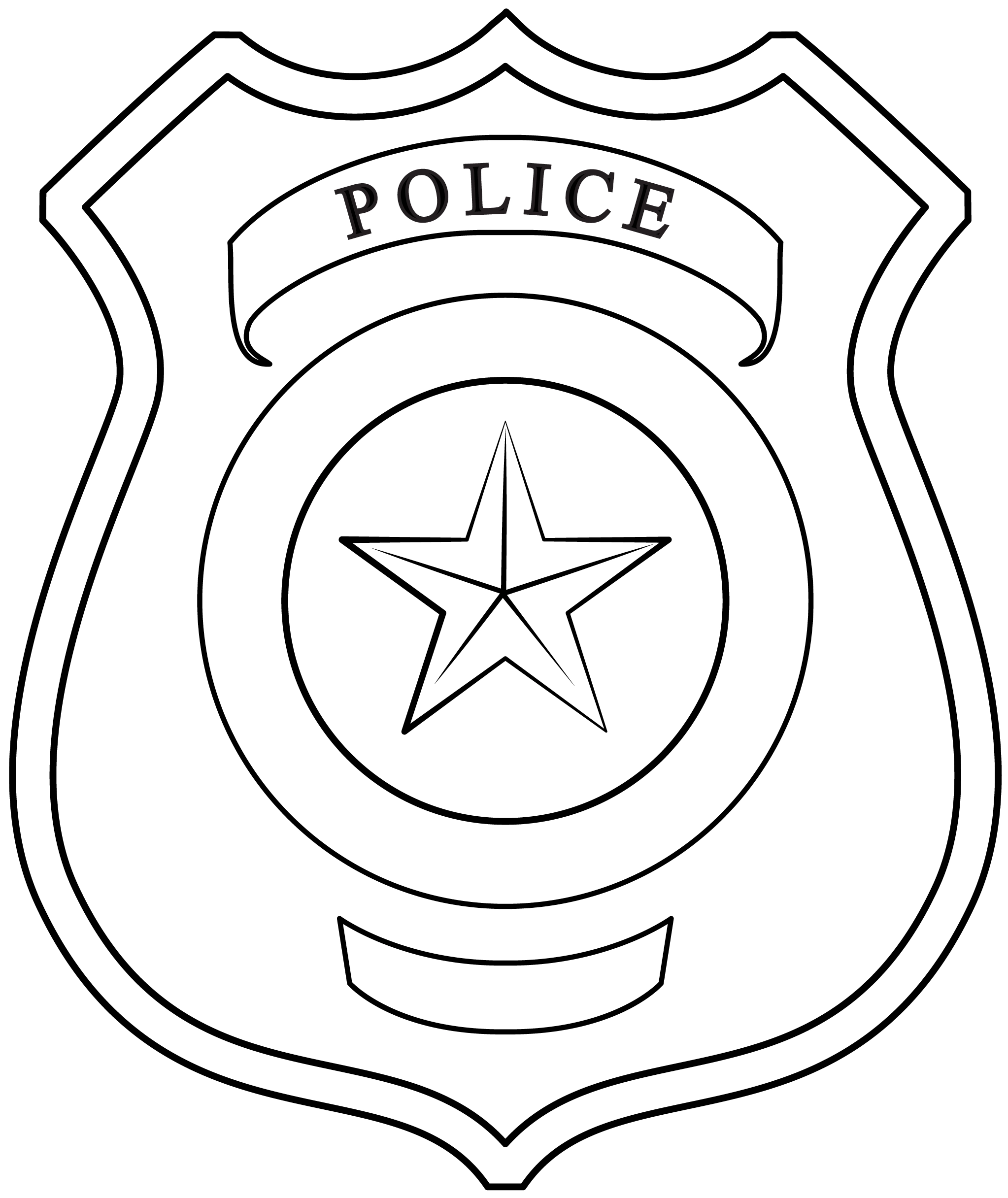Police Badge Template Event Program Template