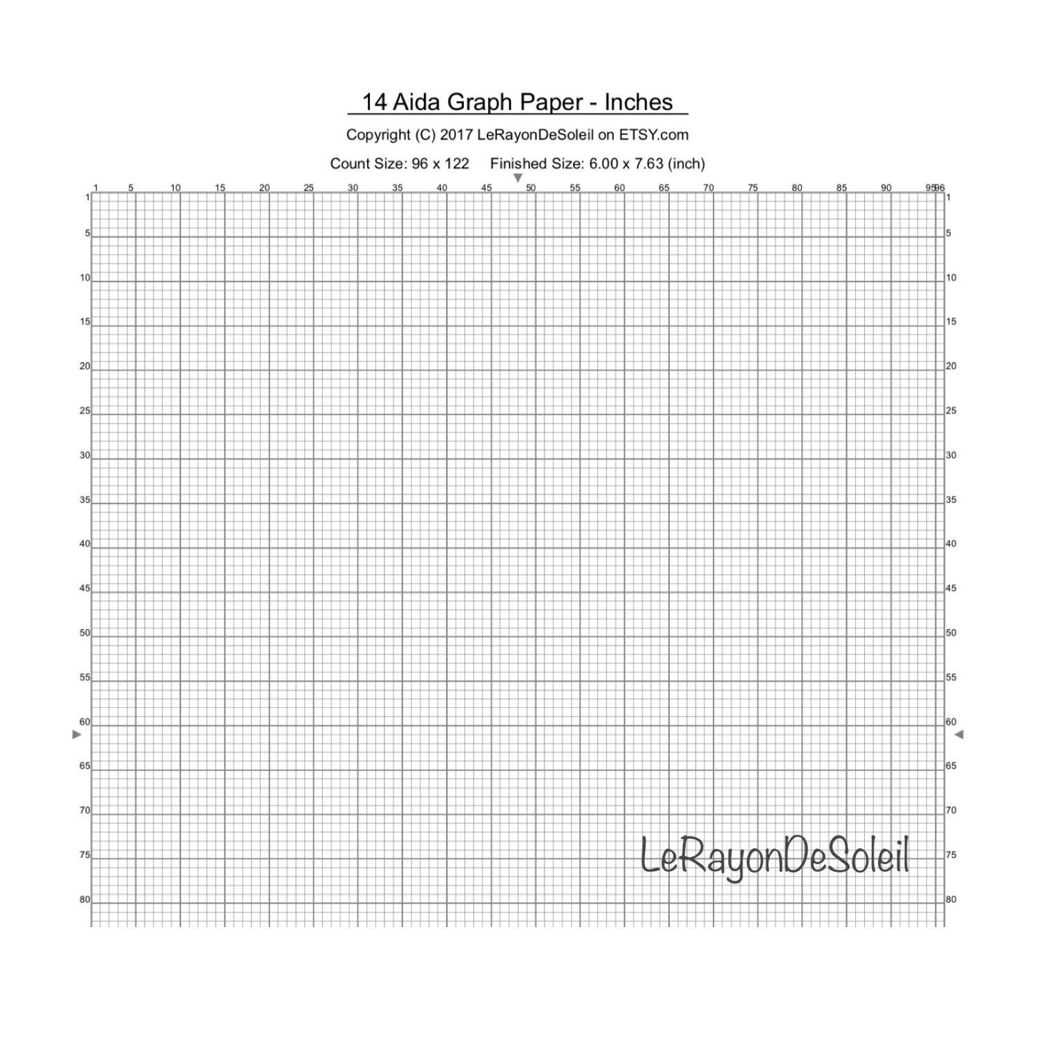 Graph Paper 8 Squares Per Inch Printable