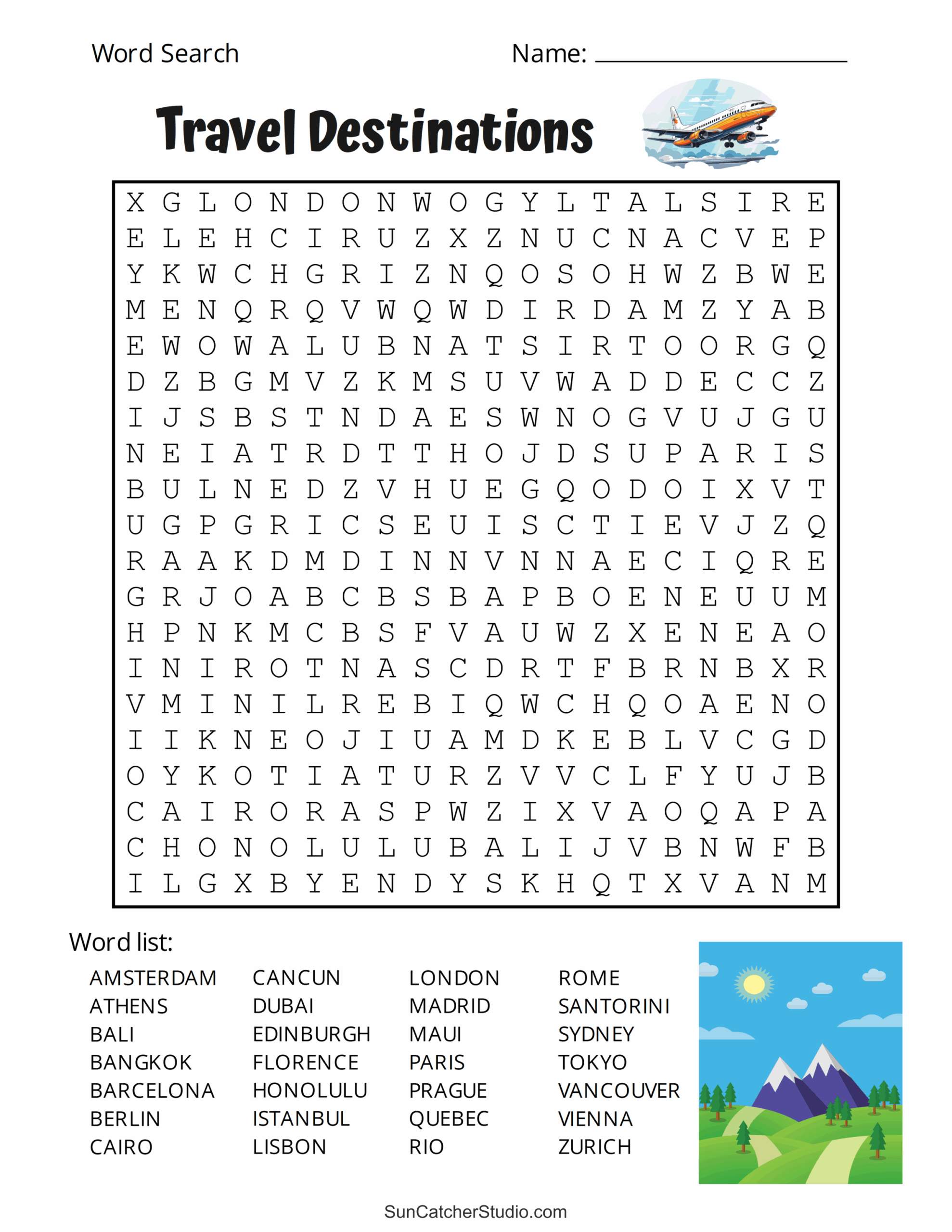 Printable Search And Find Puzzles For Adults