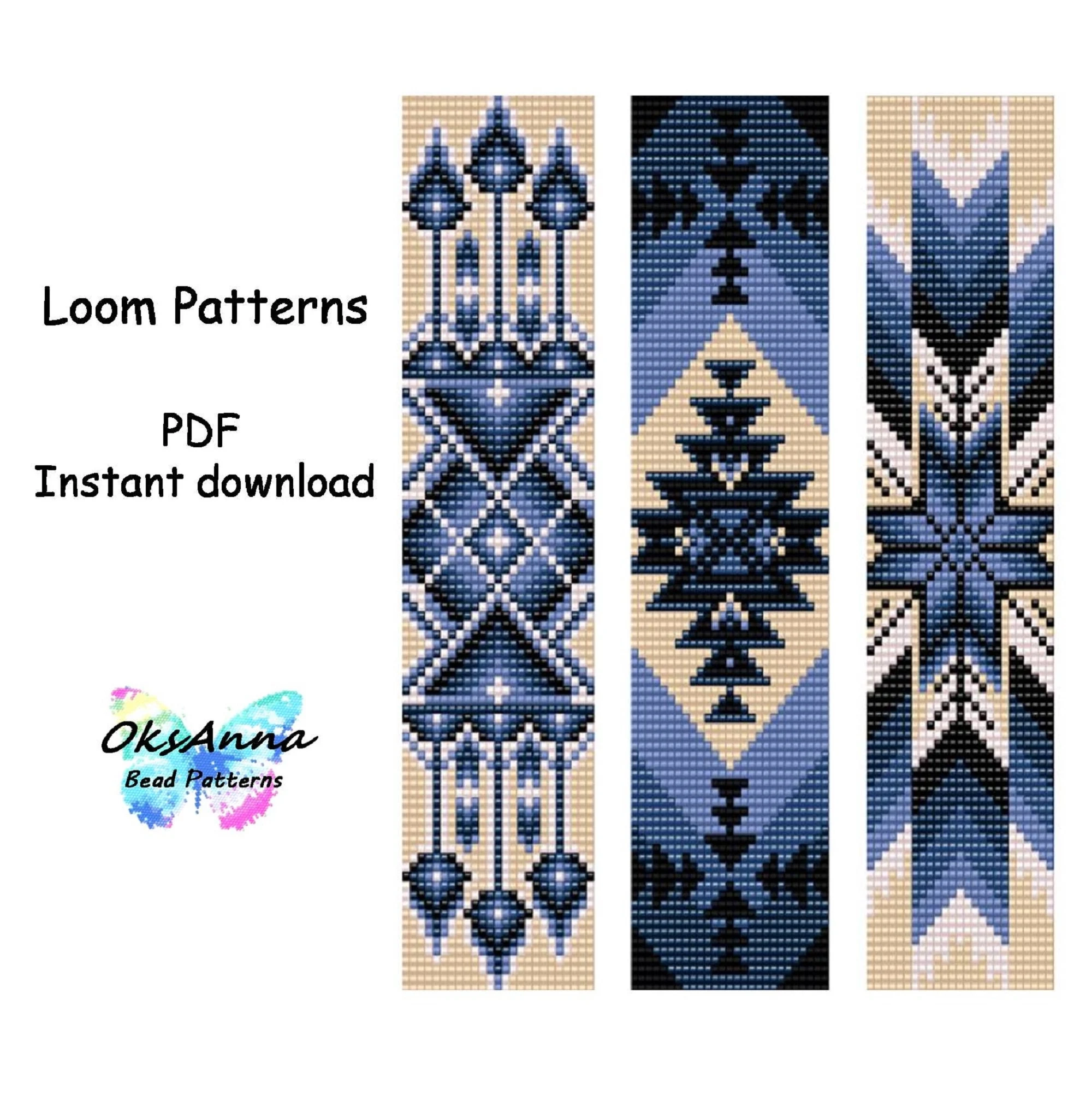 Printable Loom Beading Patterns Feather Loom