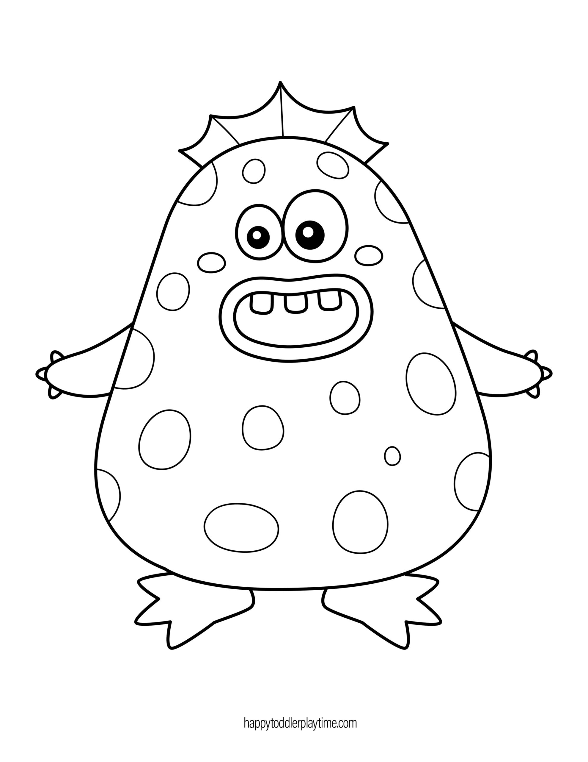 Monster Template Printable