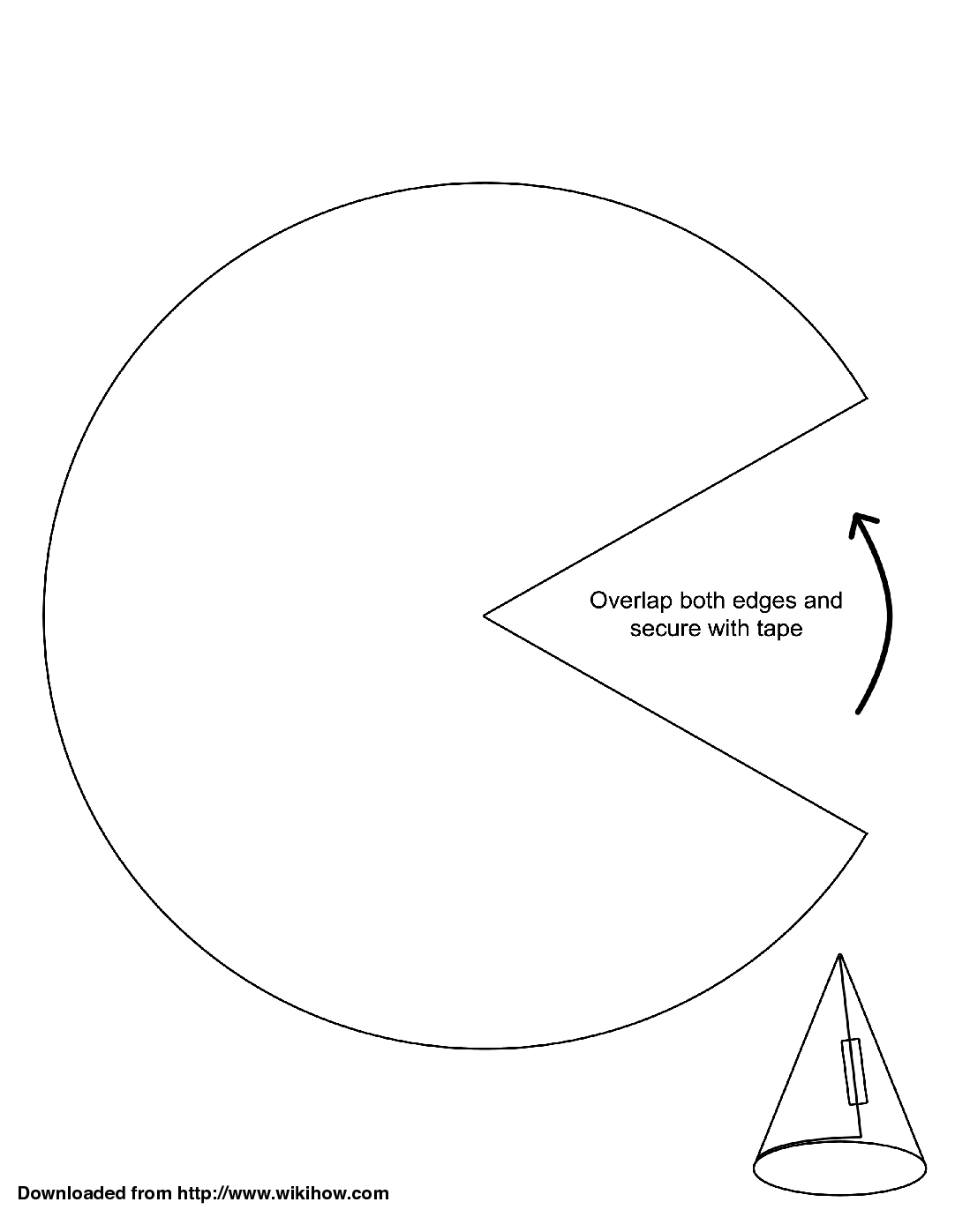 Cone Template Printable