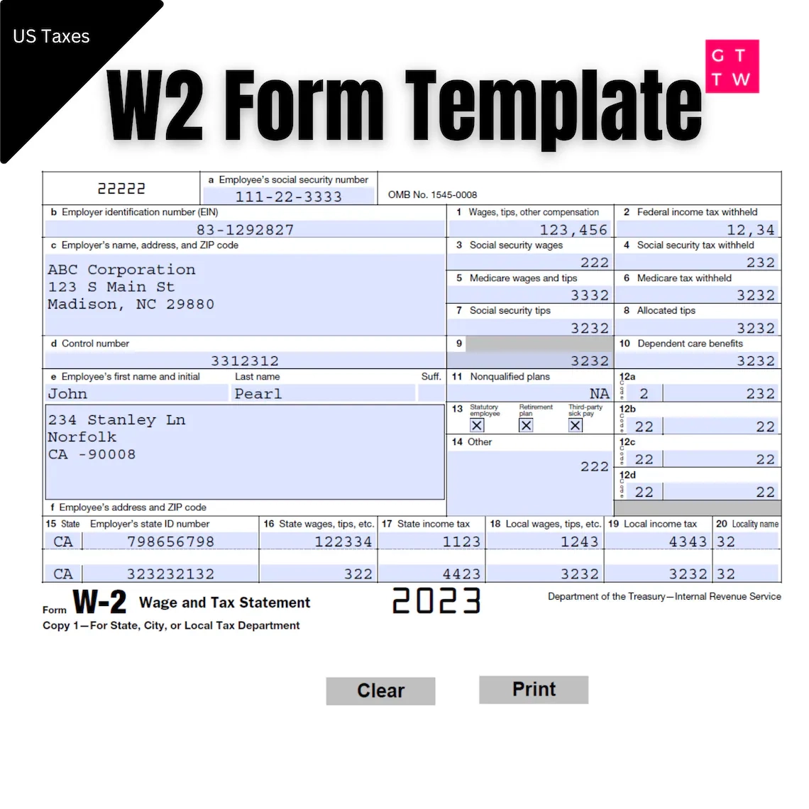 Qualifying Orders Of 25 Same Day 2024 W 2 Tax Forms Pack Laser 