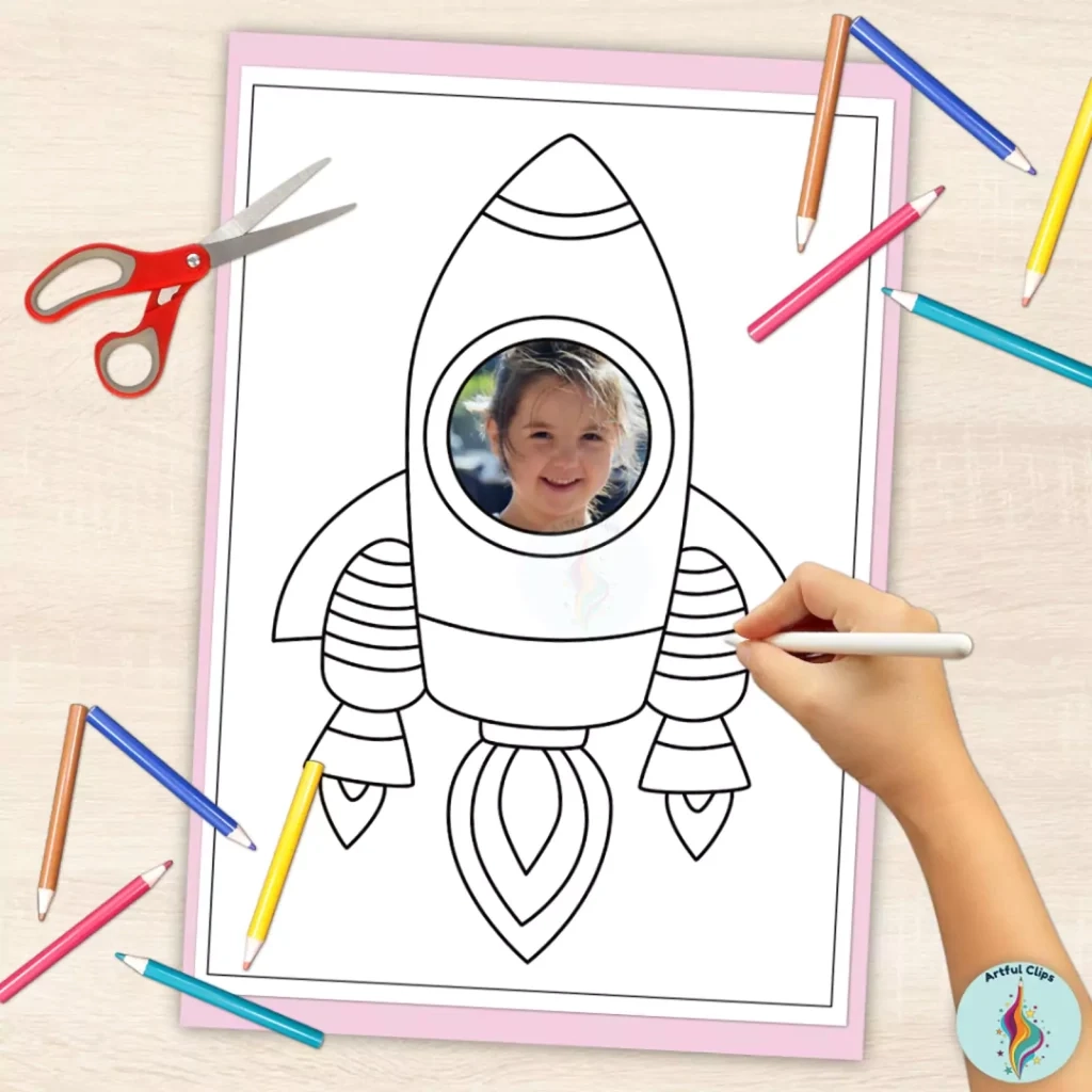 Rocket Template Set 16 Printable Pages For Preschool Crafts