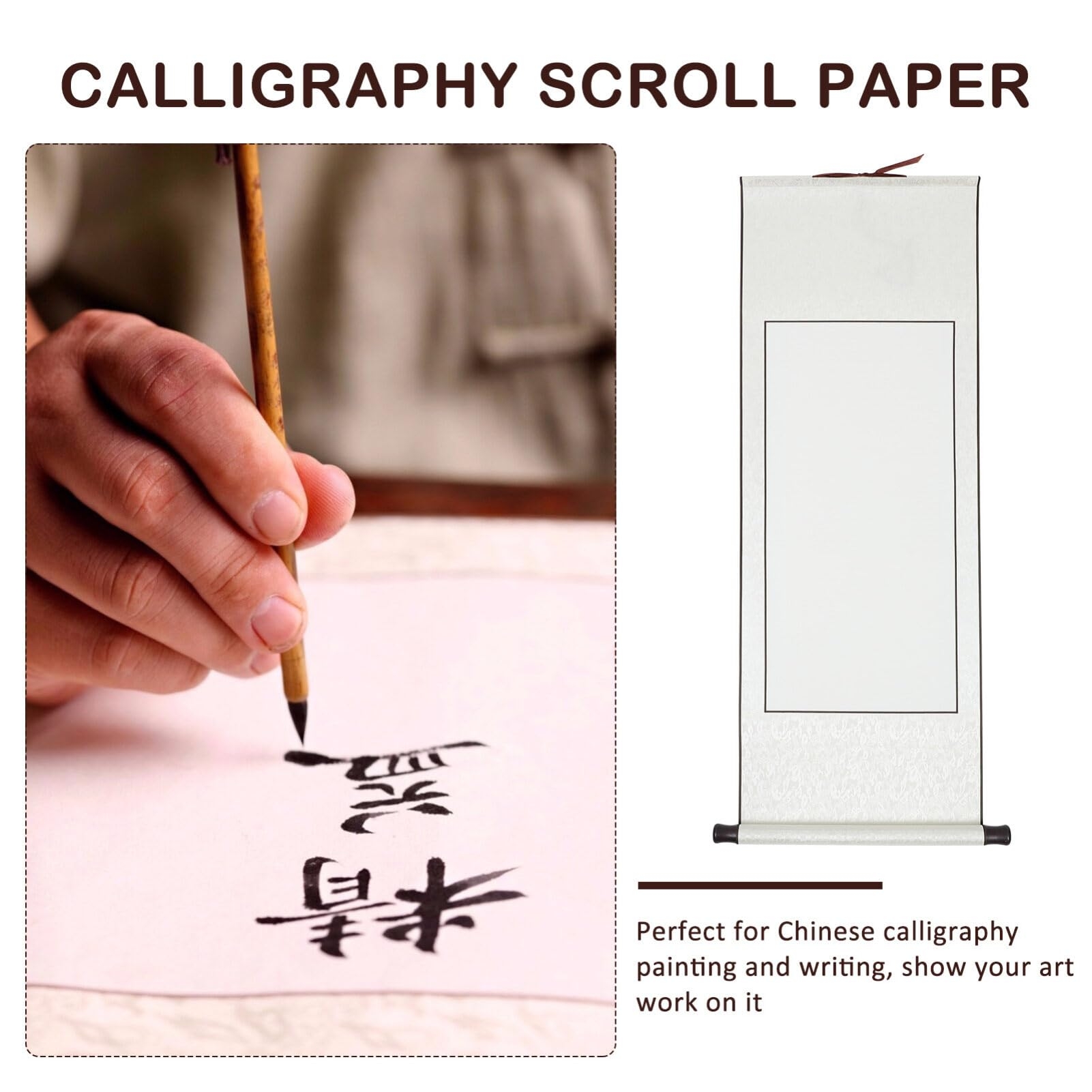 Scroll Empty Papyrus Roll For Labelling Scrolls Paper Calligraphy Paper Papyrus Roll Chinese Calligraphy Scrolls Wall Hanging Chinese Paper Rolls For 