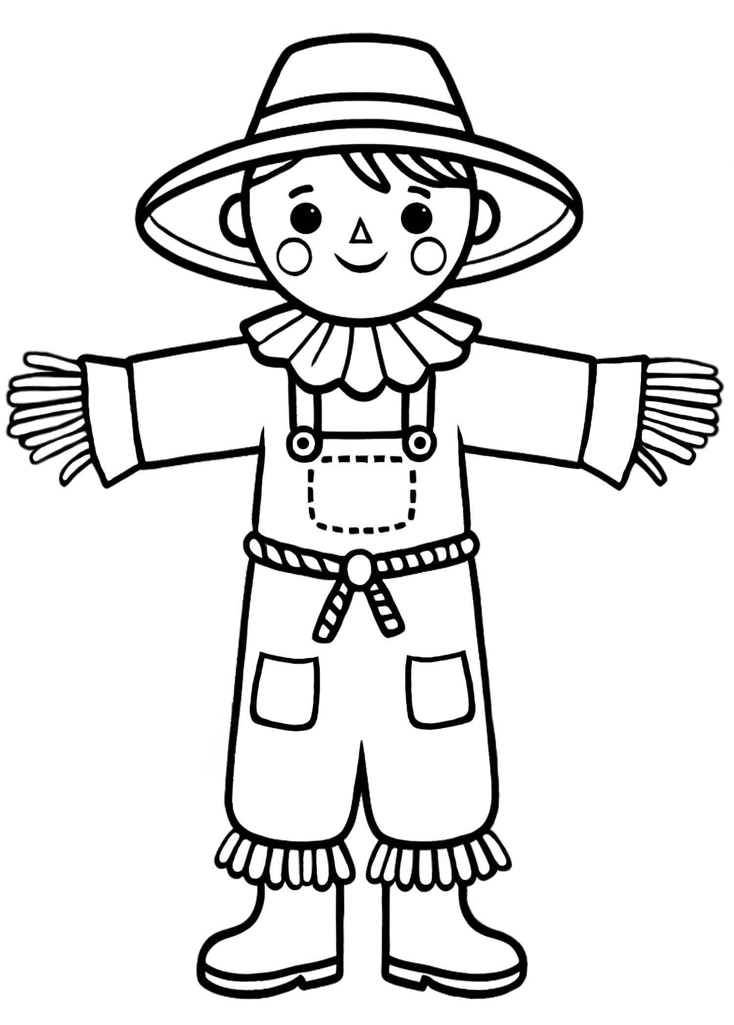 Scarecrow Template Printable Free