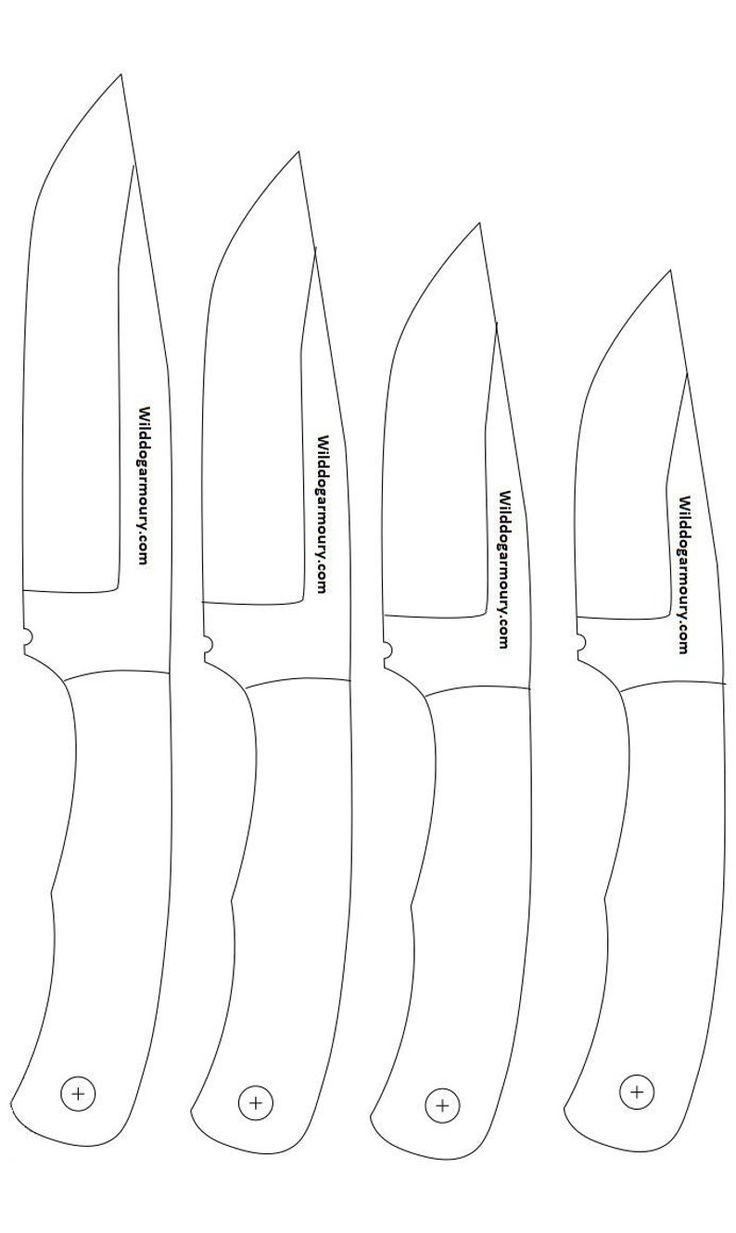 Printable Knife Templates Pdf