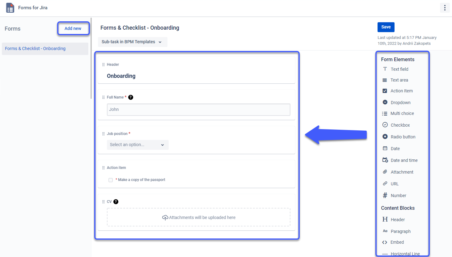 solved forms new feature