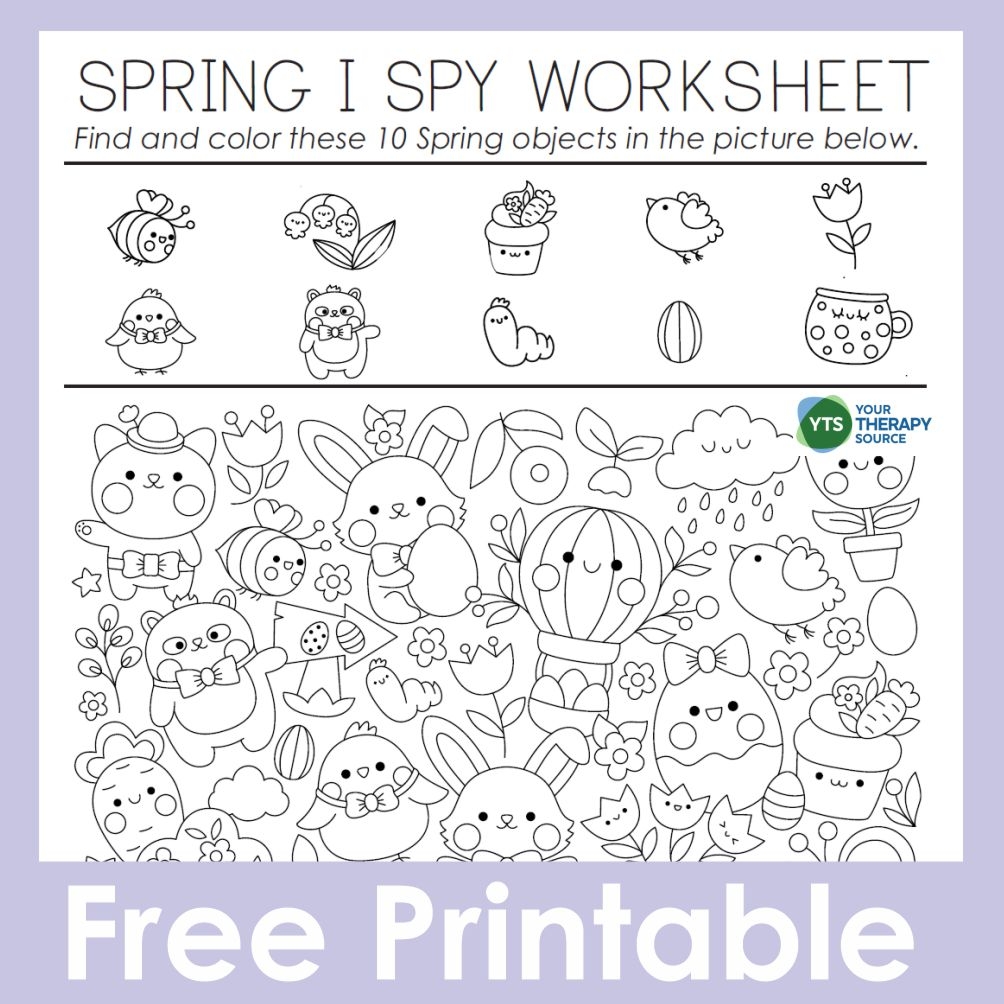 Printable Spring Worksheets For Kids