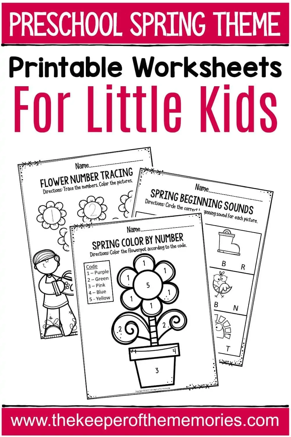 Free Printable Spring Worksheets For Pre K
