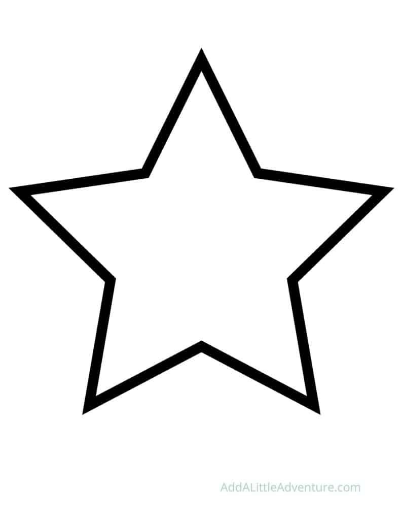 Printable Large Star Template