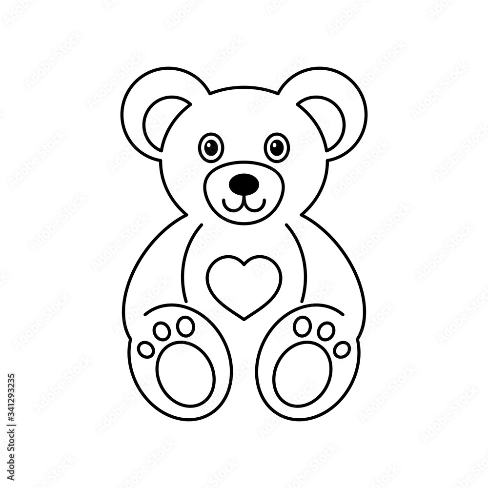 Teddy Bear Template Printable