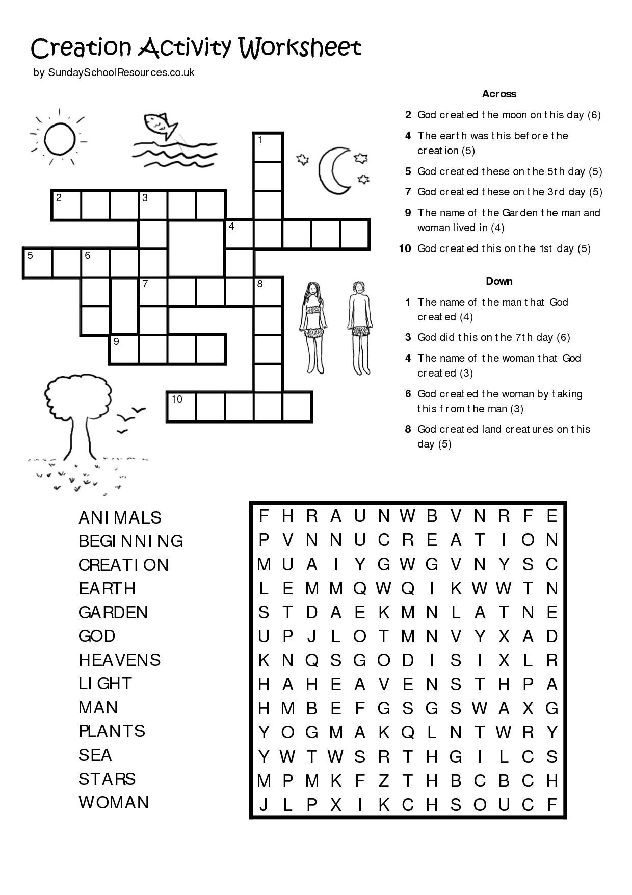 Sunday School Printable Worksheets Sunday School Worksheets 