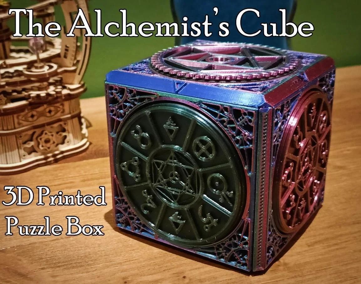 The Alchemist s Cube A 3D Printed Puzzle Box 4 Steps 