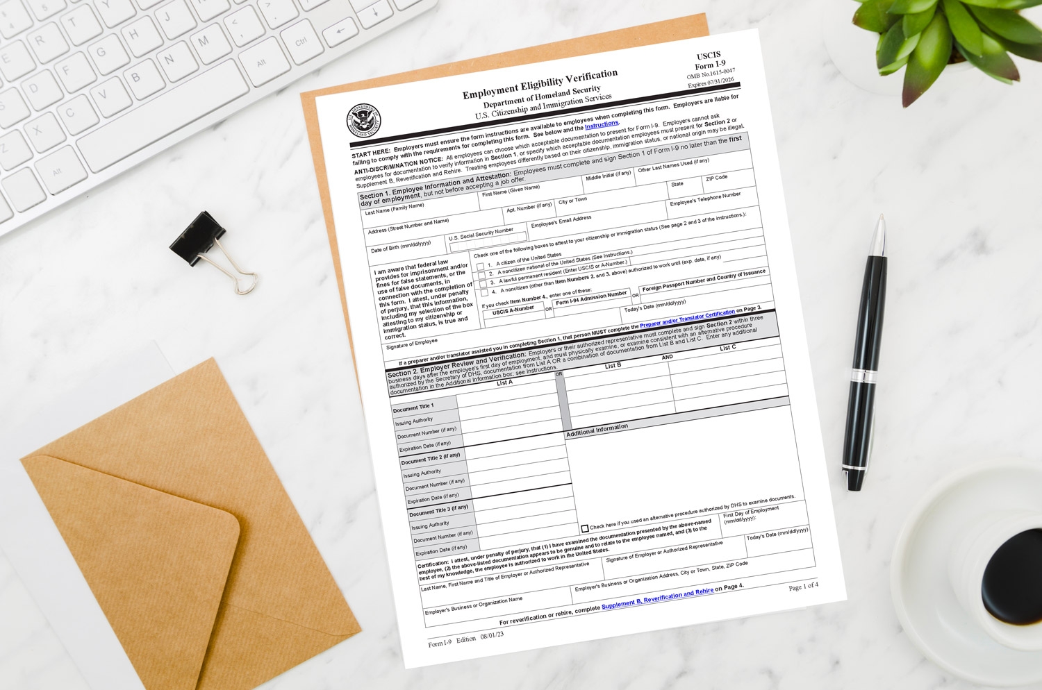 Form I-9 2023 Electronic