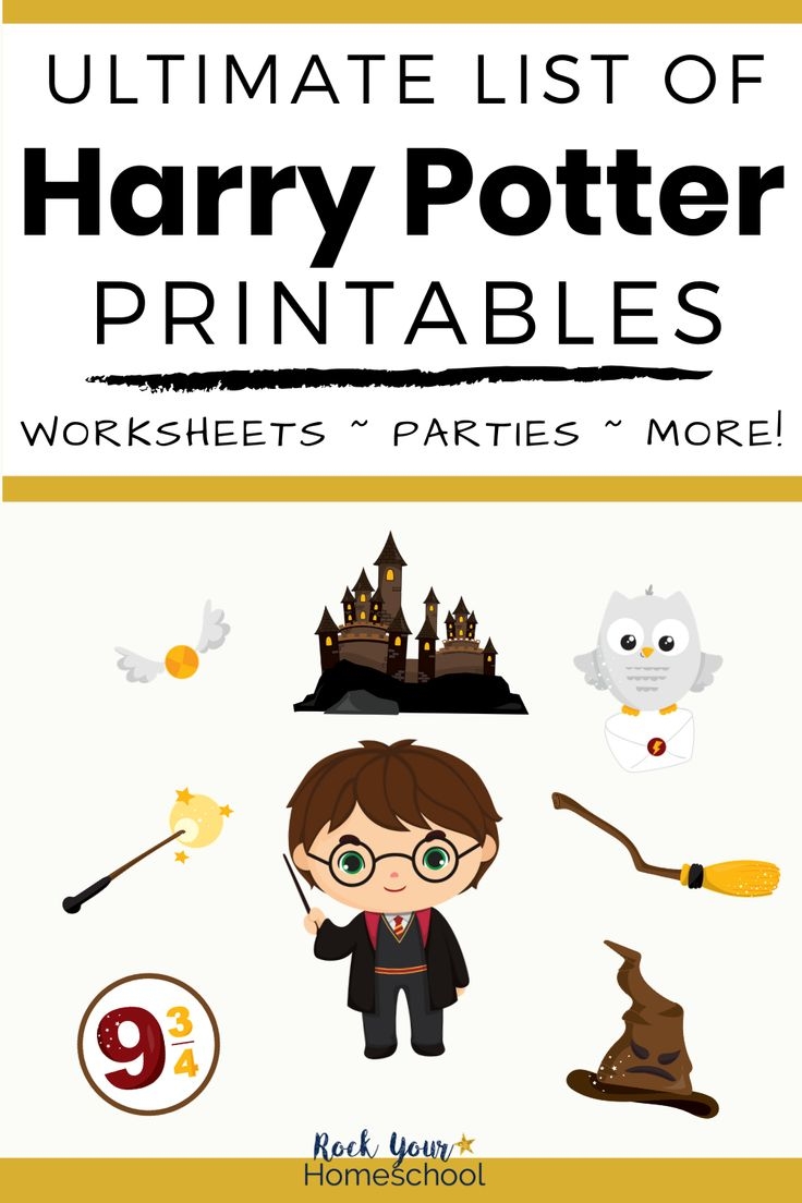 Harry Potter Free Printables Pdf