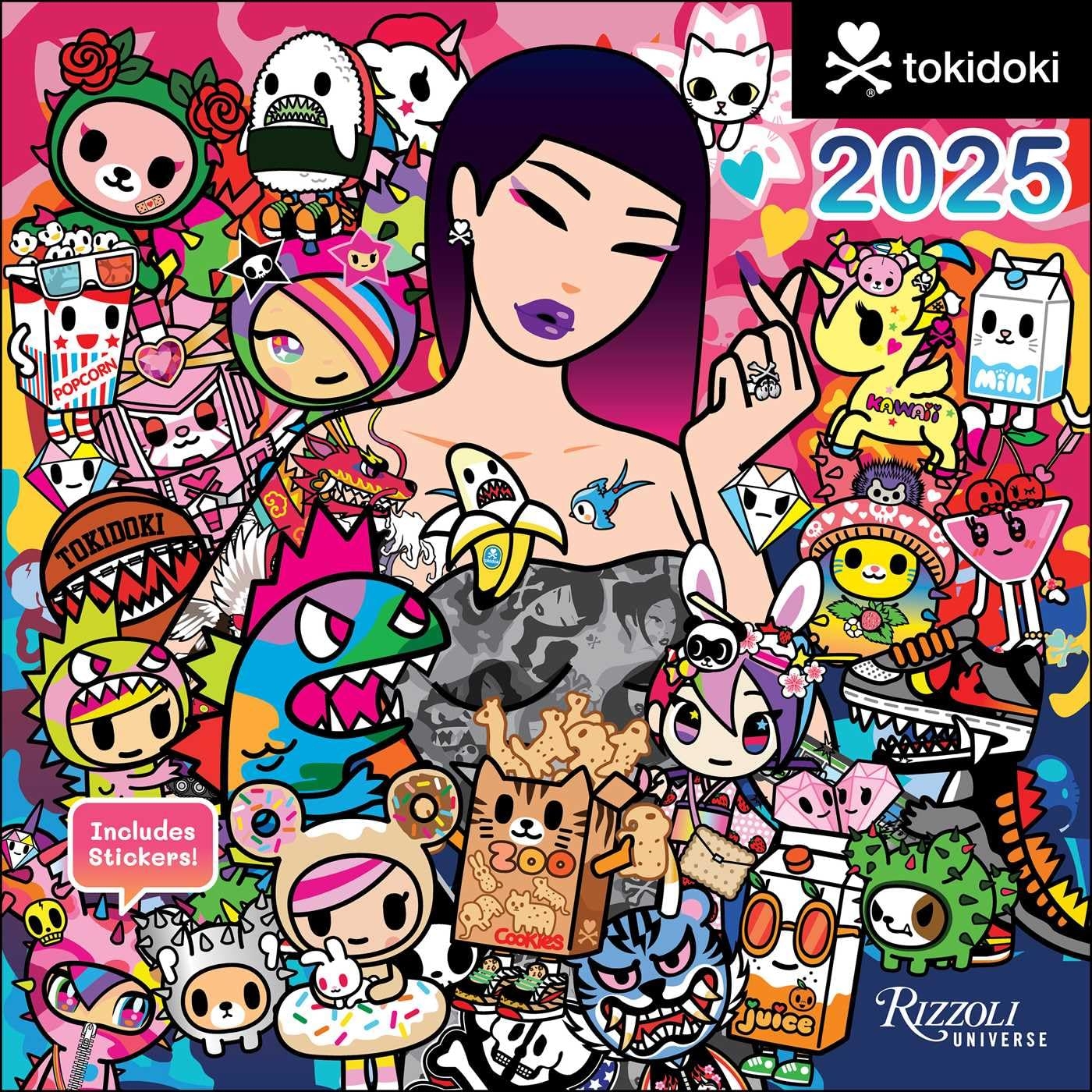 Printable Calendar December 2025 Tokidoki