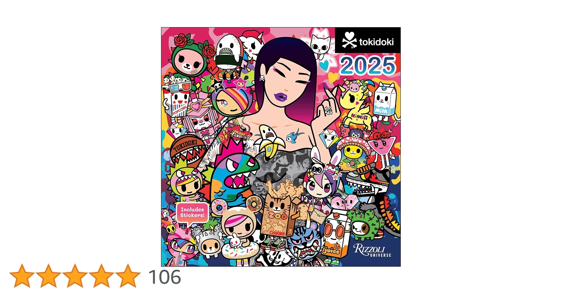 Tokidoki 2025 Wall Calendar