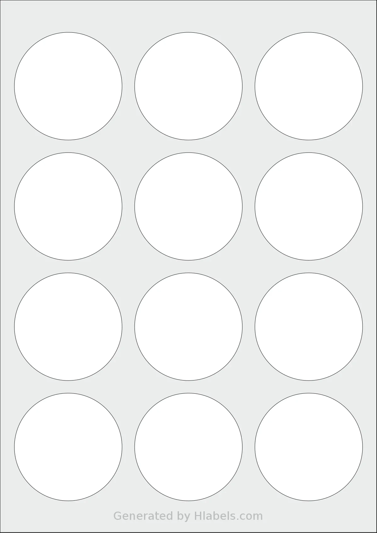 Round Printable Labels Template
