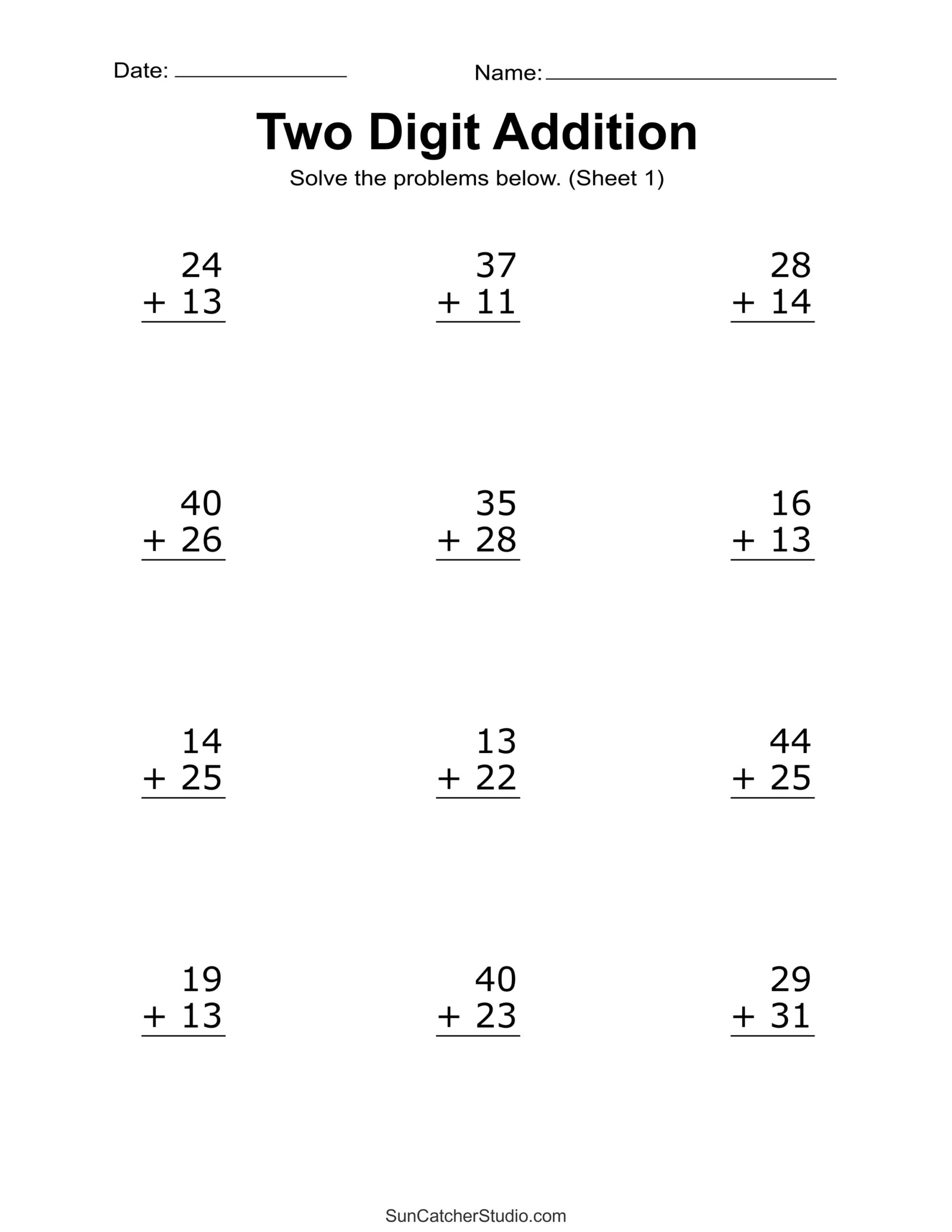 Printable Worksheets For Grade 2 Mathematics