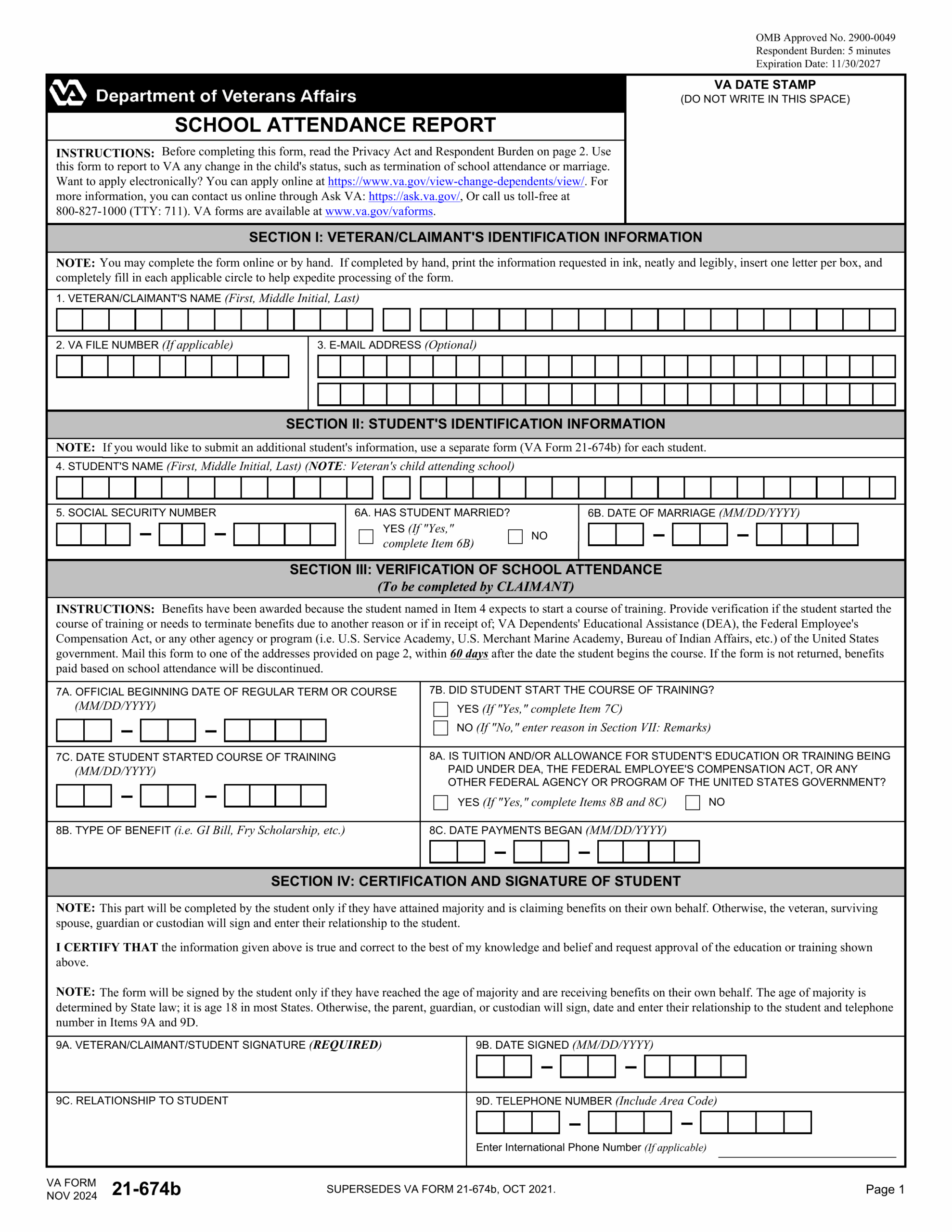 Va Advance Directive Form 2025