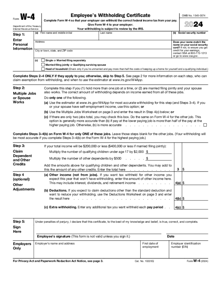 A 4 Form 2024 Printable