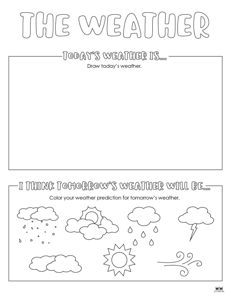 Weather Worksheets amp amp Printables 50 FREE Pages Printabulls 