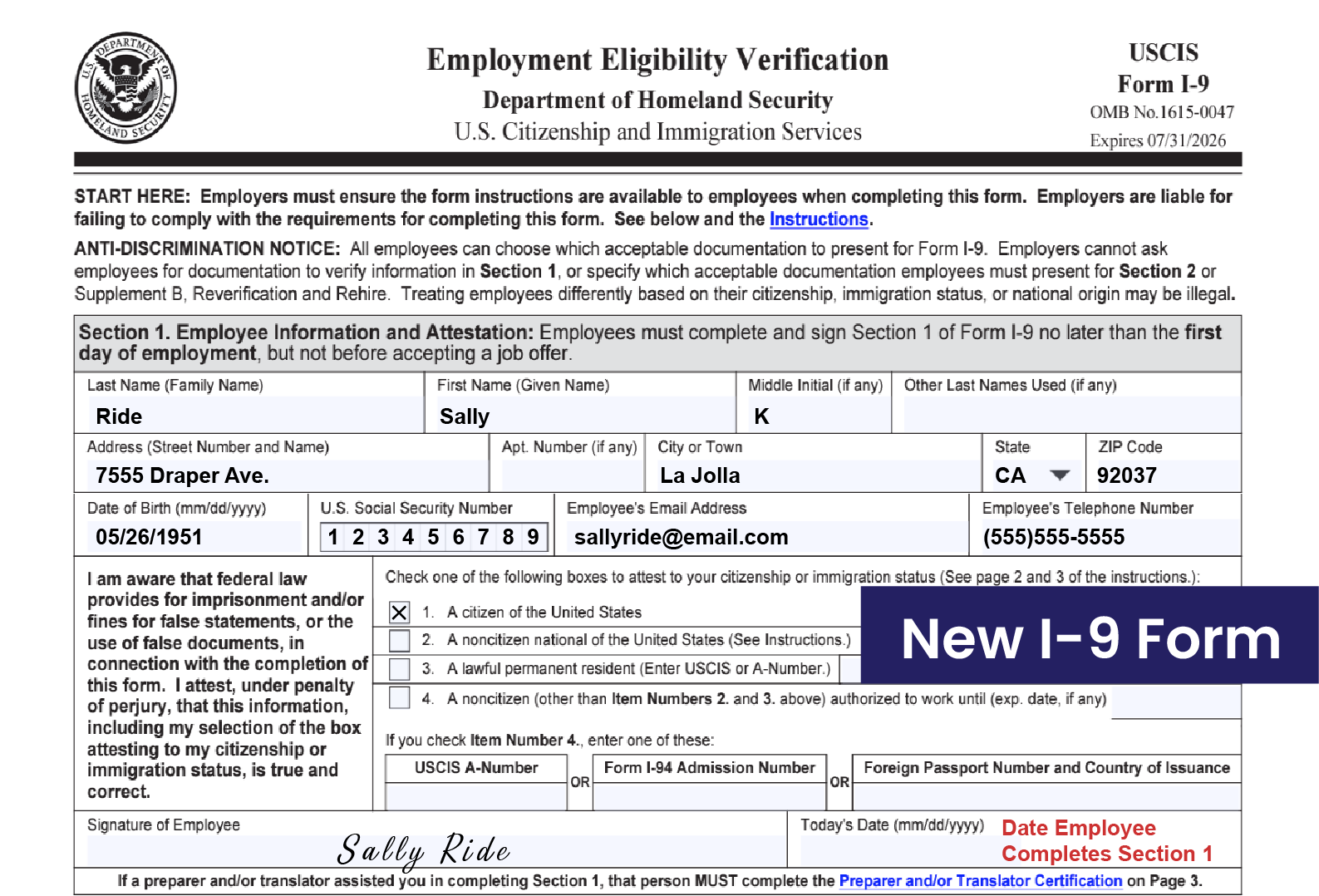 I9 Form 2026
