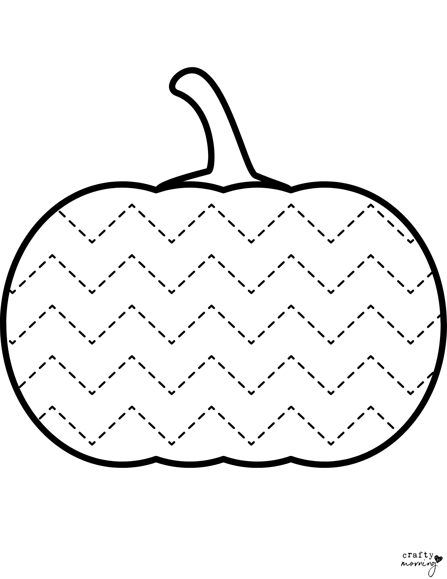 Pumpkin Outline Template Printable