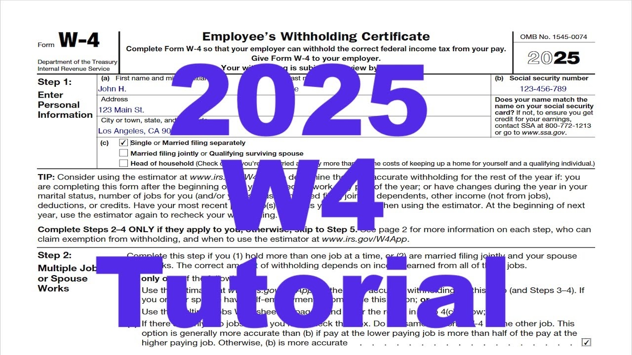 Louisiana W4 Form 2025