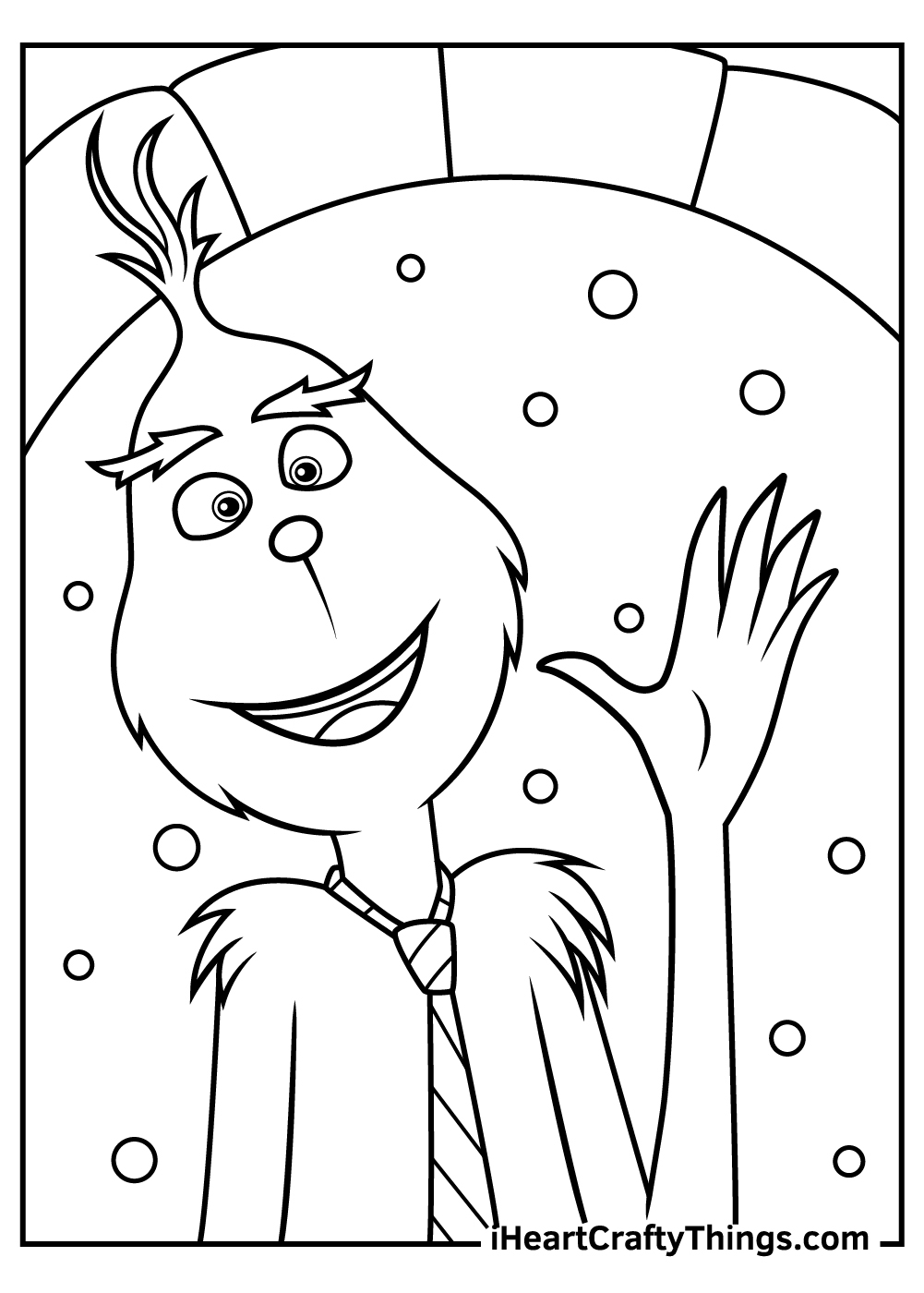 Printable Coloring Sheets Of The Grinch